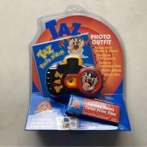 Looney Tunes Taz Cartoon Film 35mm Toy Camera 1999